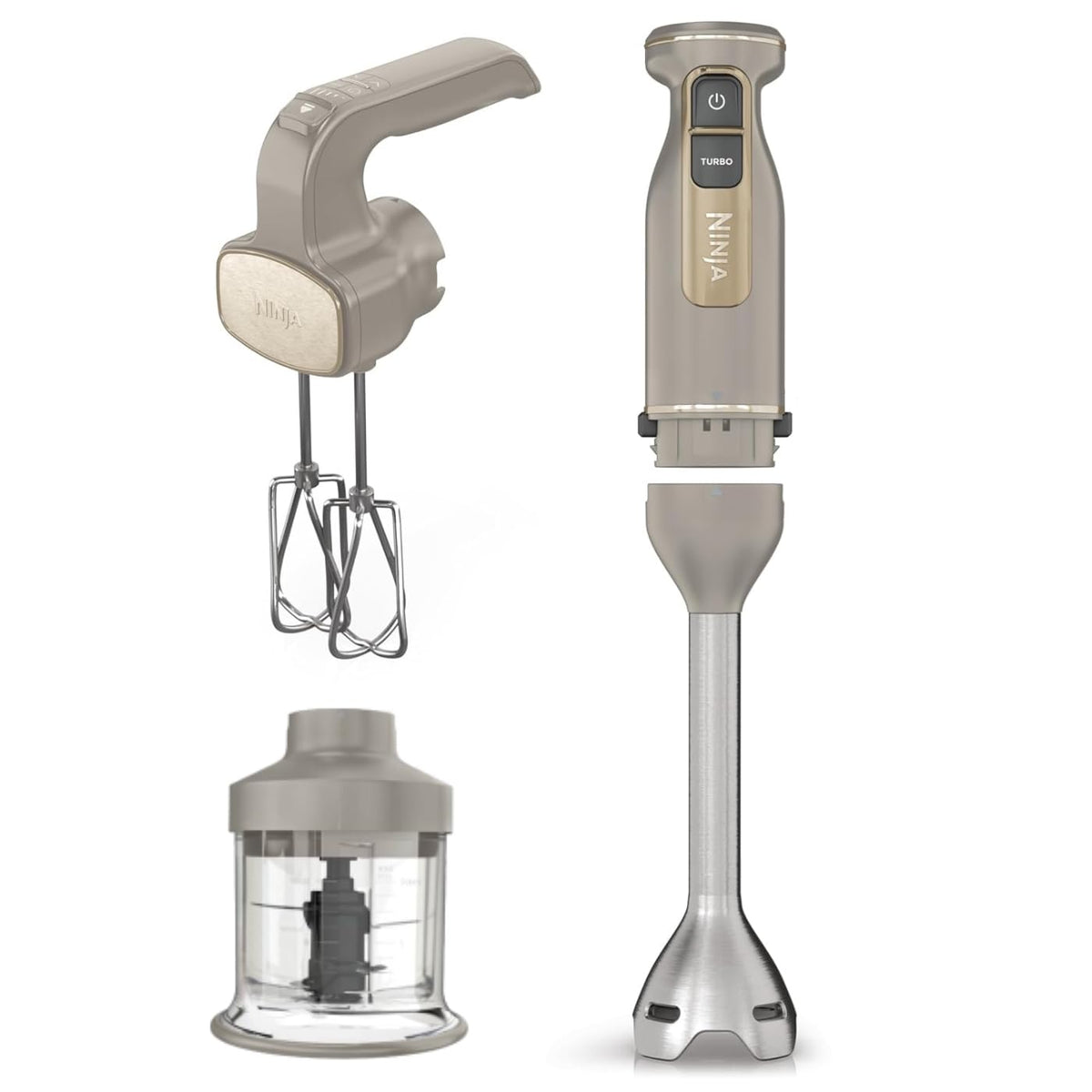 Hand Blender 850W 3-in-1 Stone Gold