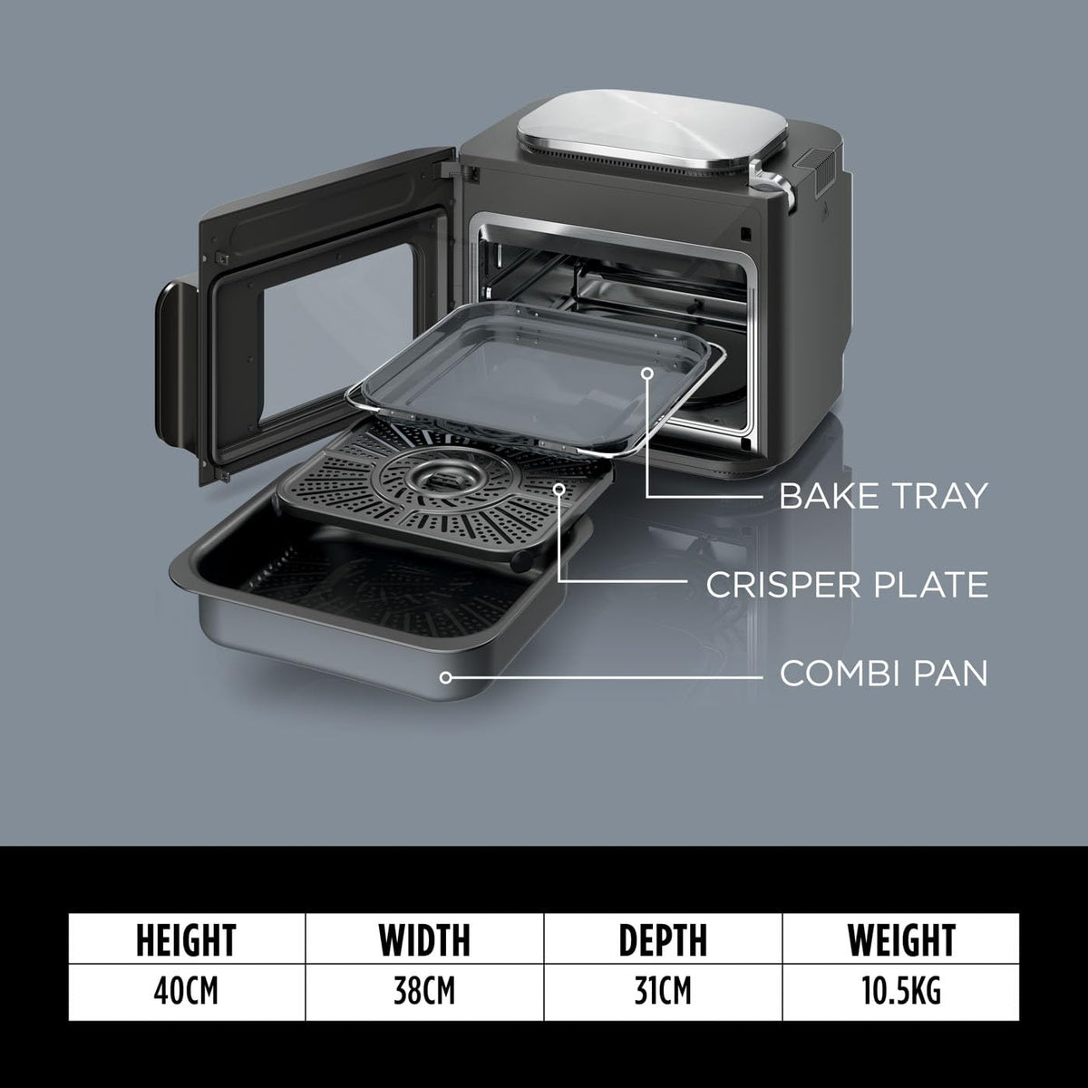 Ninja Combi 12-In-1 Multi-Cooker, Oven & Air Fryer, 12 Cooking Functions