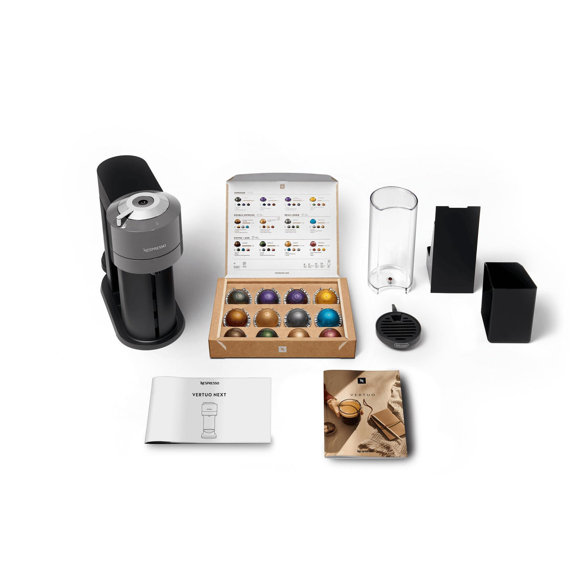 Nespresso ENV120.GY Vertuo Next Coffee Machine by Magimix, Dark Grey