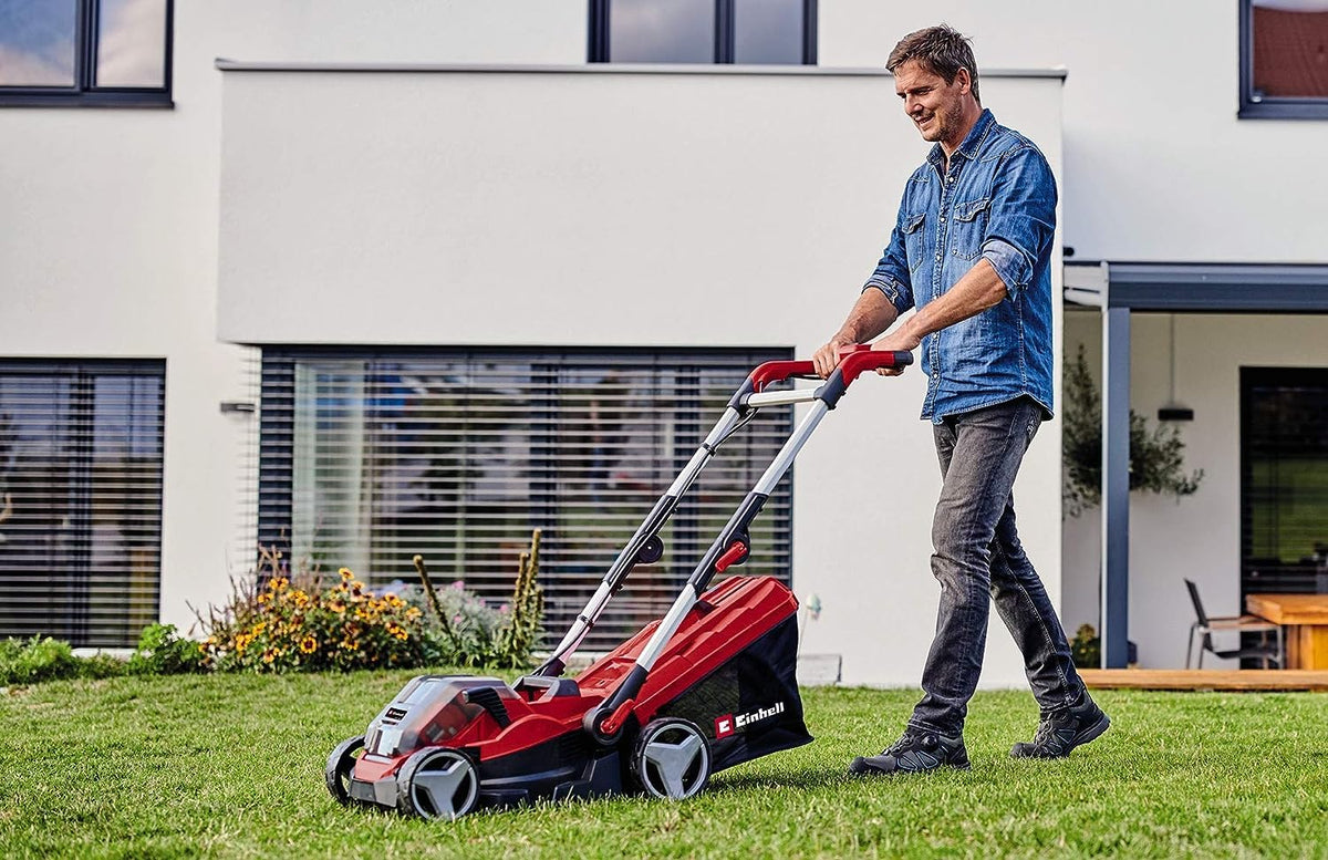 Einhell GE-CM 36/34-1 Li-Solo Power X-Change Battery-Powered Lawnmower