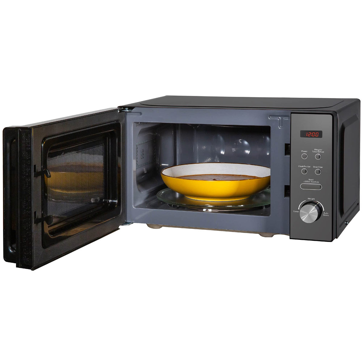 Russell Hobbs RHM2076B 20 Litre 800 W Black Digital Solo Microwave with 5 Power Levels