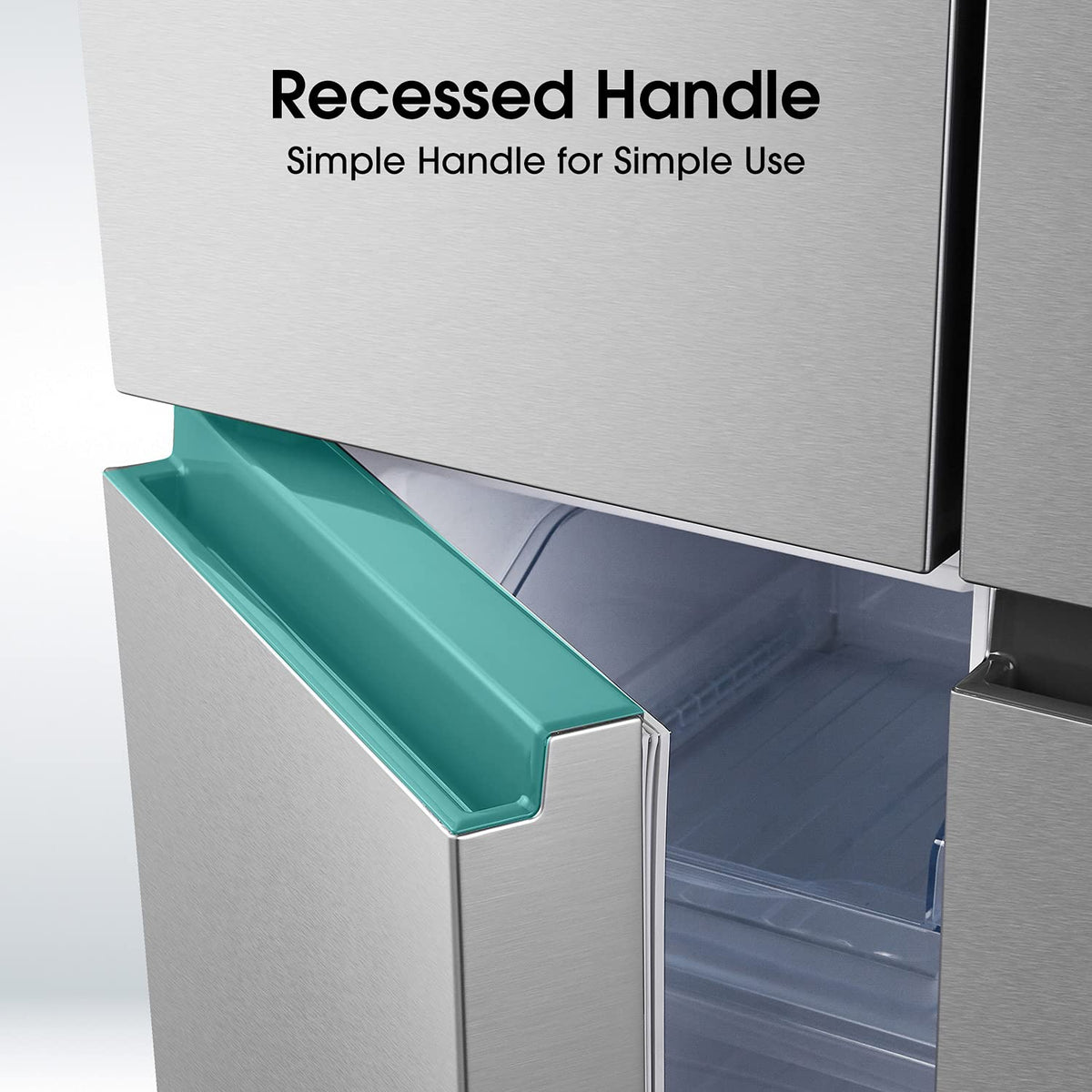 Hisense RQ560N4WCF Freestanding American Fridge Freezer Cross Door, No Frost, 454 liters, Stainless Steel s