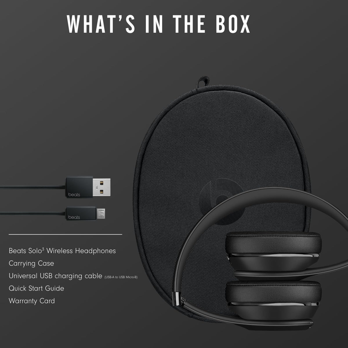 Beats Solo3 Wireless On-Ear Headphones - Apple W1 Headphone Chip