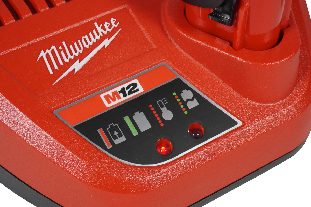 Milwaukee M12 FIW38-622X Fuel™ Impact Wrench Kit 12V 1 x 2.0Ah & 1 x 6.0Ah Li-ion