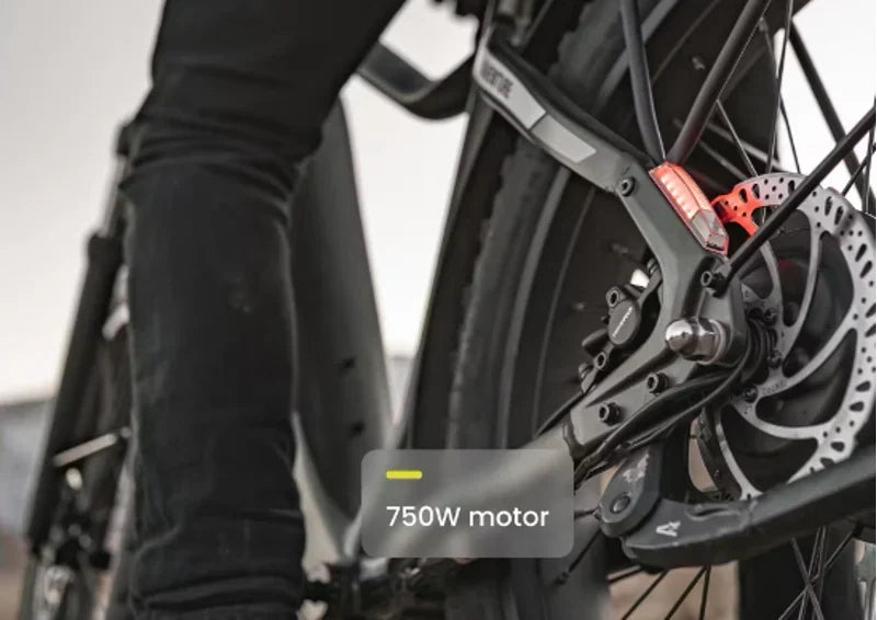 Aventon Aventure.2 Step-Through Fat Tire E-bike in Slate Grey