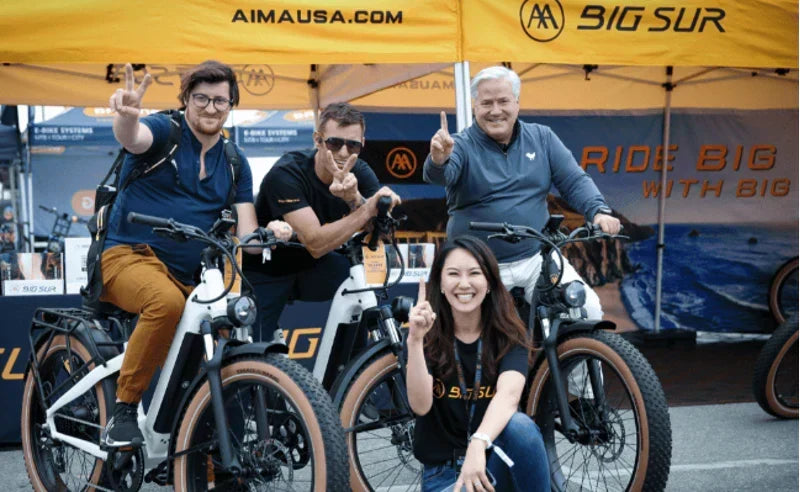 AIMA Big Sur All-Terrain E-Bike in White