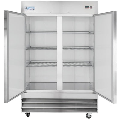 Avantco Commercial Reach-In Refrigerator (Two Door)