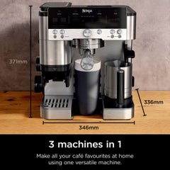 Ninja Luxe Café Premier ES601UK 3-in-1 Espresso Machine