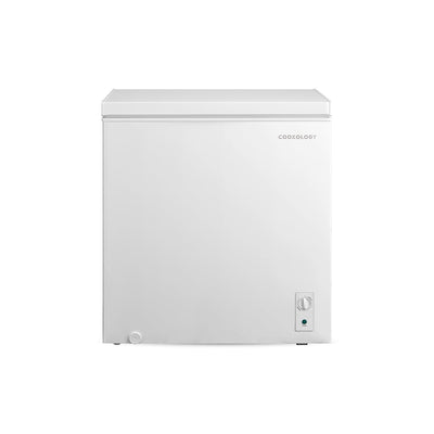 Freestanding Chest Freezer 99L Adjustable Thermostat Black