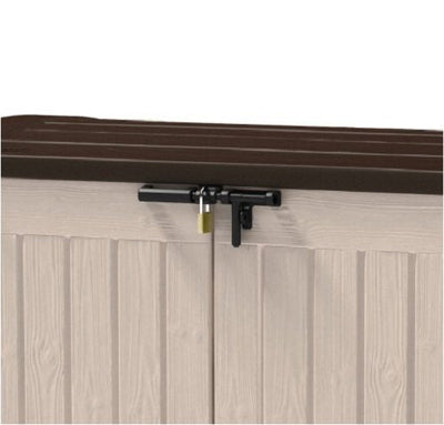 Keter Store It Arc Outdoor Garden Shed, 1200 Litres, Taupe/Beige