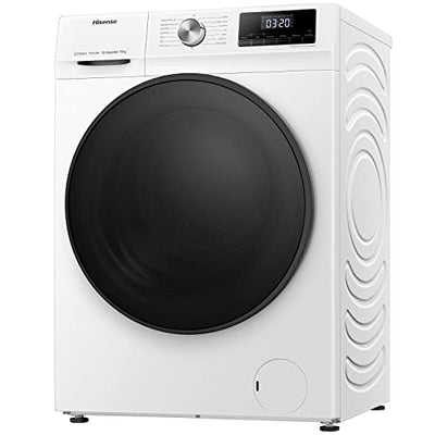 Freestanding Front Load Washing Machine – 10kg, 1400 RPM, Inverter Motor, Quick Wash, Steam Wash, White, Energy Class A