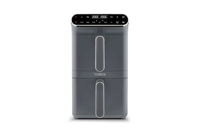 Dual Stack Air Fryer 11L 2460W 6 Presets Graphite