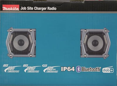 Makita DMR301 DAB/DAB+ Job Site Radio with Bluetooth – Batteries and Charger Not Included