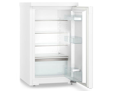 Under Counter Fridge 110L LED Light Touch Control Reversible Door White