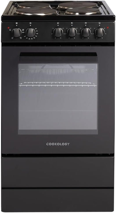 Freestanding Electric Cooker 62L 50cm Black