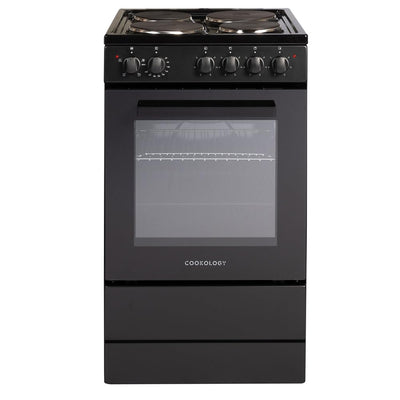 Freestanding Electric Cooker 62L 50cm Black