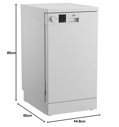 Freestanding Dishwasher 4 Place Settings 44.8cm White E Rated