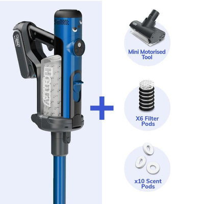 Henry Quick Pet 916634, Cordless Vacuum Cleaner, Blue, 25.2 W, 68 Decibeles