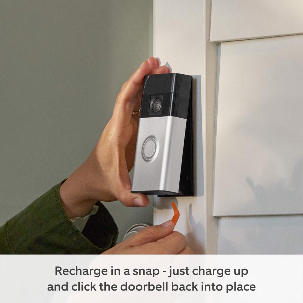 Ring Battery Video Doorbell | Venetian Bronze, Works with Alexa + Echo Show 5