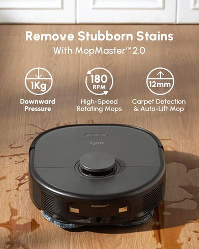 X10 Pro Omni Robot Vacuum & Mop, All-in-One Station, 8000Pa Suction, Dual Mops, AI Obstacle Avoidance, Auto Wash/Dry/Empty/Refill