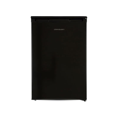 Freestanding Larder Fridge 130L Undercounter With Reversible Door Black