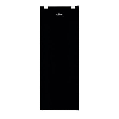 Freestanding Larder Fridge 241L 144Cm Reversible Door Mark-Proof Finish Black