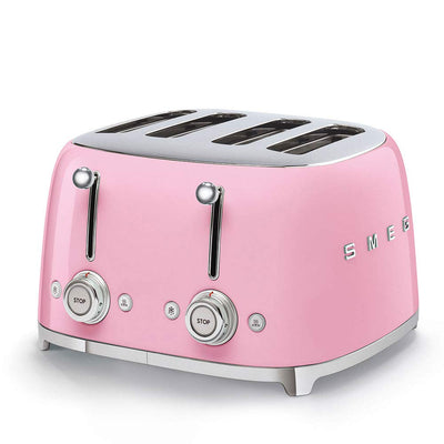 4 Slice Toaster 2000W Extra Wide Slots 6 Browning Levels Black