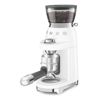 Electric Coffee Grinder 240g 150W Conical Burr White