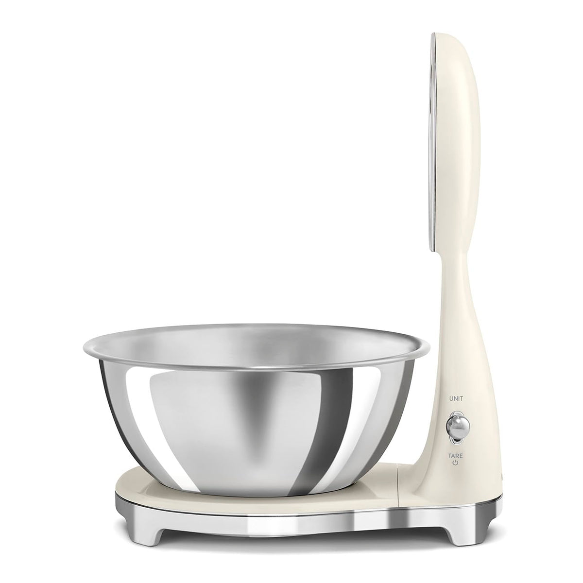 Analog And Digital Kitchen Scale 5Kg 1G Accuracy Stainless Steel Cream