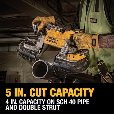 DEWALT 20V MAX* Portable Band Saw, Deep Cut, Tool Only (DCS374B)