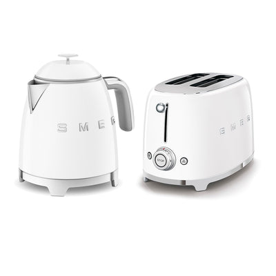Retro Range Breakfast Set 0.8L Mini Kettle 2-Slice Toaster Pastel Green