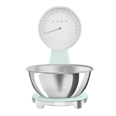 Analog And Digital Kitchen Scale 5Kg 1G Accuracy Stainless Steel Cream