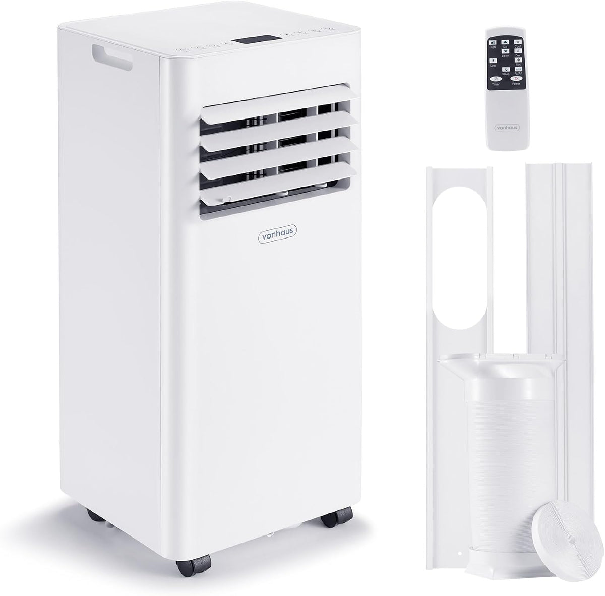 12000 BTU Portable Air Conditioner with WiFi, Cooling, Dehumidifier, Fan, Sleep Mode & Remote Control