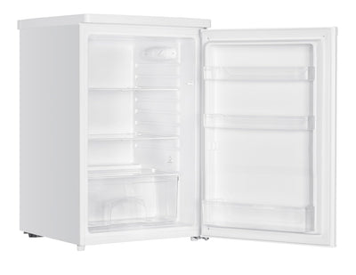 Under Counter Fridge 127L Adjustable Shelves Crisper Drawer White