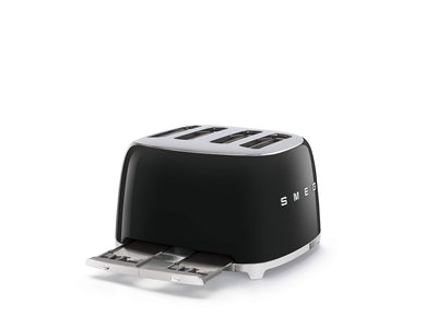 4 Slice Toaster 2000W Extra Wide Slots 6 Browning Levels Black