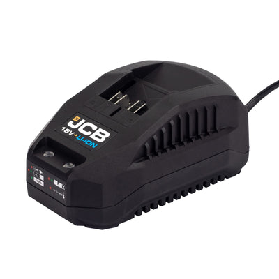 JCB 18V Cordless Combi Drill & Multi Tool, 2X 2.0Ah Battery, Fast Charger, 20" Power Tool Kit Bag