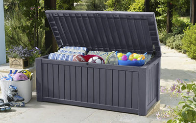 Keter pillow box Rockwood, Gray (Anthracite), 570L