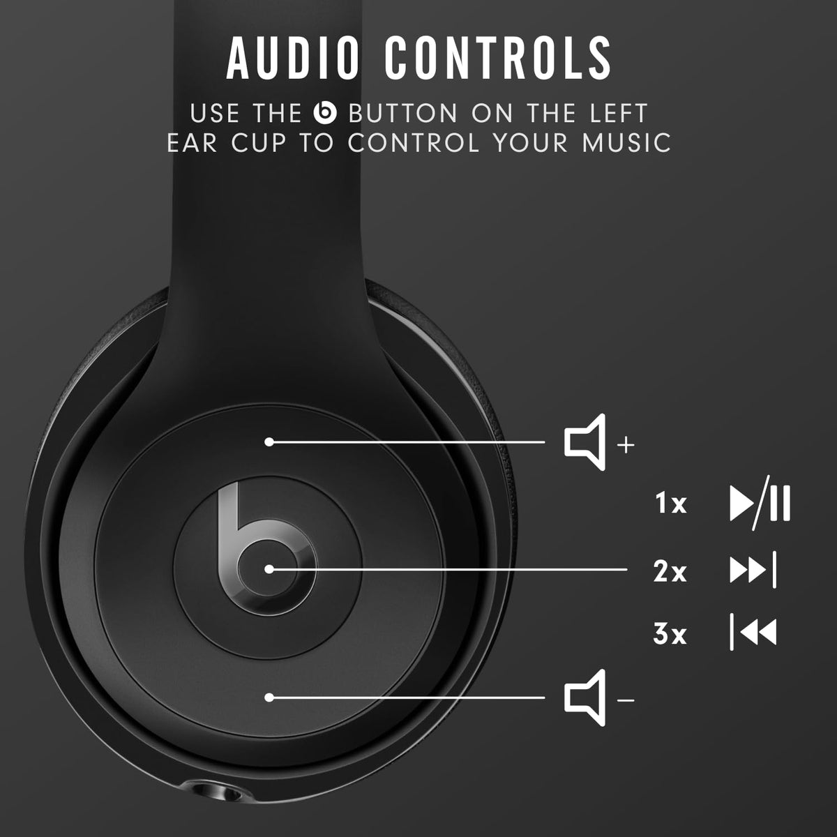 Beats Solo3 Wireless On-Ear Headphones - Apple W1 Headphone Chip