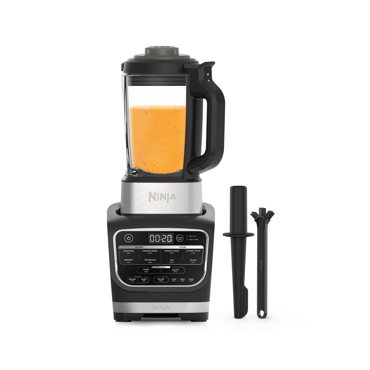 Ninja Foodi Blender & Soup Maker, 10 Auto-iQ Programs, 1.7L Glass Jug, Hot & Cold Blender