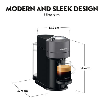Nespresso ENV120.GY Vertuo Next Coffee Machine by Magimix, Dark Grey