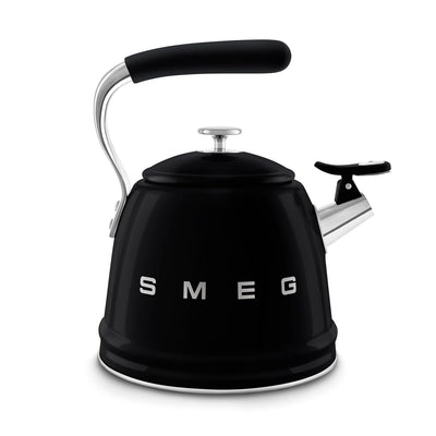 Whistling Kettle 2.3L Stainless Steel Silicone Handle Black
