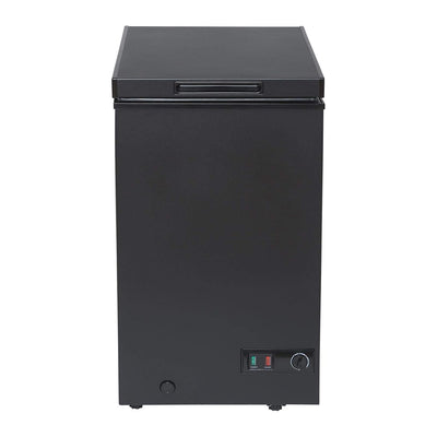 Chest Freezer 95L Slimline 47.5cm Manual Defrost Black