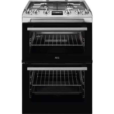 Double Oven Gas Cooker 60cm 81L Stainless Steel