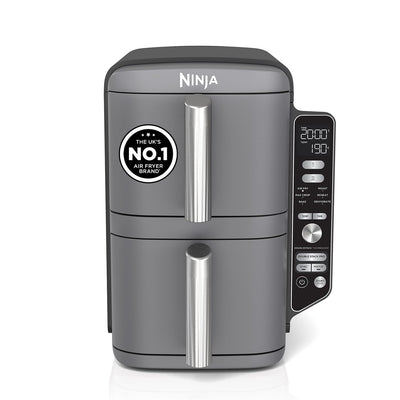 Double Stack Air Fryer 7.6L 2470W 6 Functions Black