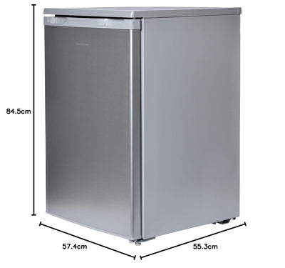 Under Counter Larder Fridge 133L 55cm Silver Reversible Door