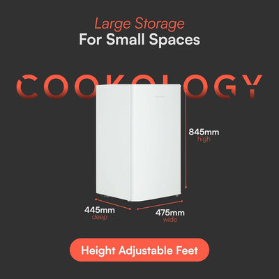 Freestanding Under Counter Freezer 60L White