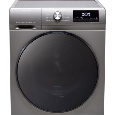Hisense WFQA1014EVJMT 10kg Washing Machine with 1400 rpm - Titanium - A Rated