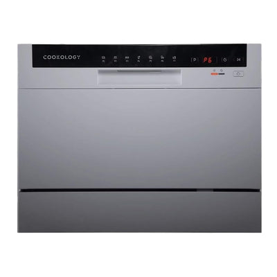 Mini Counter Top Dishwasher 6 Place Settings 7 Cycles White