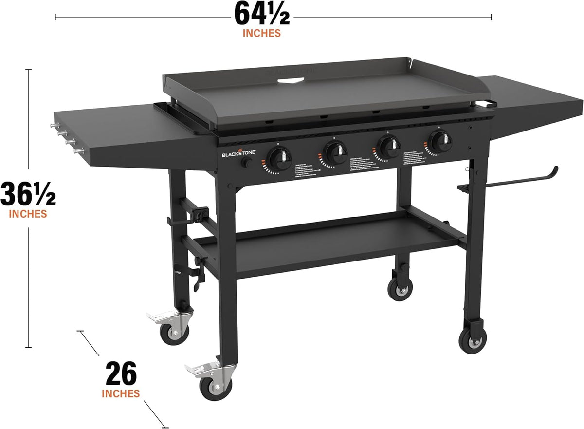 Blackstone 4 Burner Liquid Propane Outdoor Griddle Black