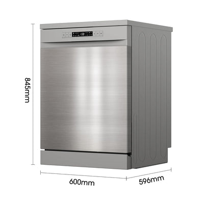 Freestanding Dishwasher 13 Place Settings 6 Programs 47dB Silver